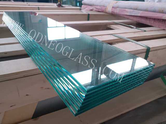 Tempered Pencil Edges Glass Shelf 