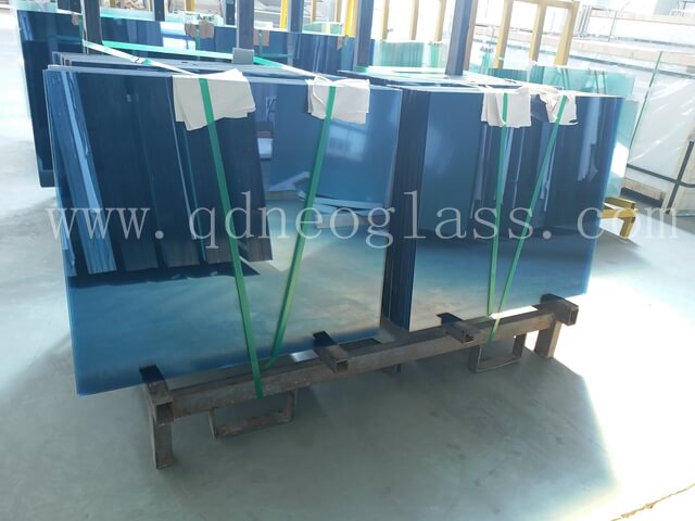 Blue Heat Strengthened Laminated Glass 5