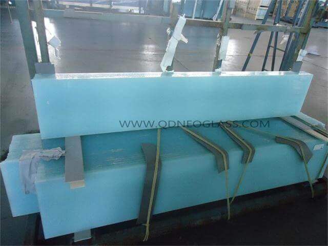 5.38-16.76mm White Translucent Laminated Glass-AS/NZS 2208: 1996, CE, ISO 9002